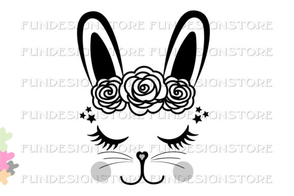 Download Cool Bunny Face Head Design,clipart,PNG - Bunny face Collection
