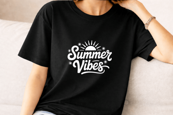 Download Summer Vibes Retro Typography Design - Premium Resources