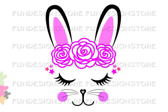 Download Cool Bunny Face Head Design,clipart,PNG - Bunny face Collection
