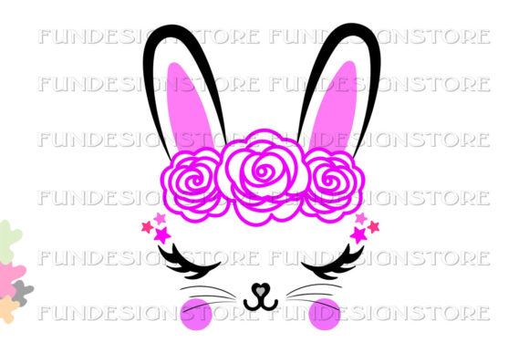 Download Cool Bunny Face Head Design,clipart,PNG - Bunny face Collection