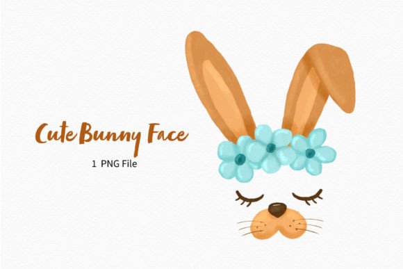 Download Cute Bunny Face Clipart Baby Easter Png - Bunny face Collection
